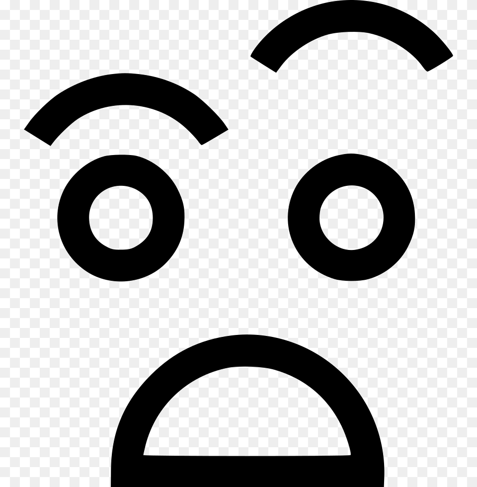 Grumpy Face Grumpy Face, Stencil, Symbol Free Png Download