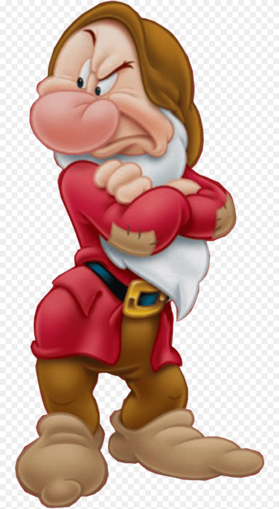 Grumpy Snow White Dwarf Grumpy Dwarf, Cartoon, Baby, Person, Face Free Transparent Png
