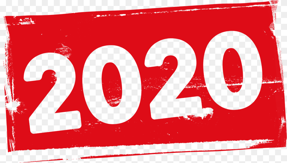 Grunge 2020 Label Psd, Symbol, Number, Text Png Image