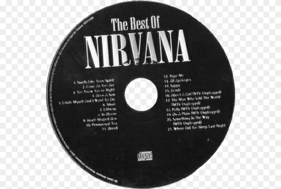 Grunge Band Aesthetic Nirvana Edgy Music Black Nirvana, Disk, Dvd Free Transparent Png
