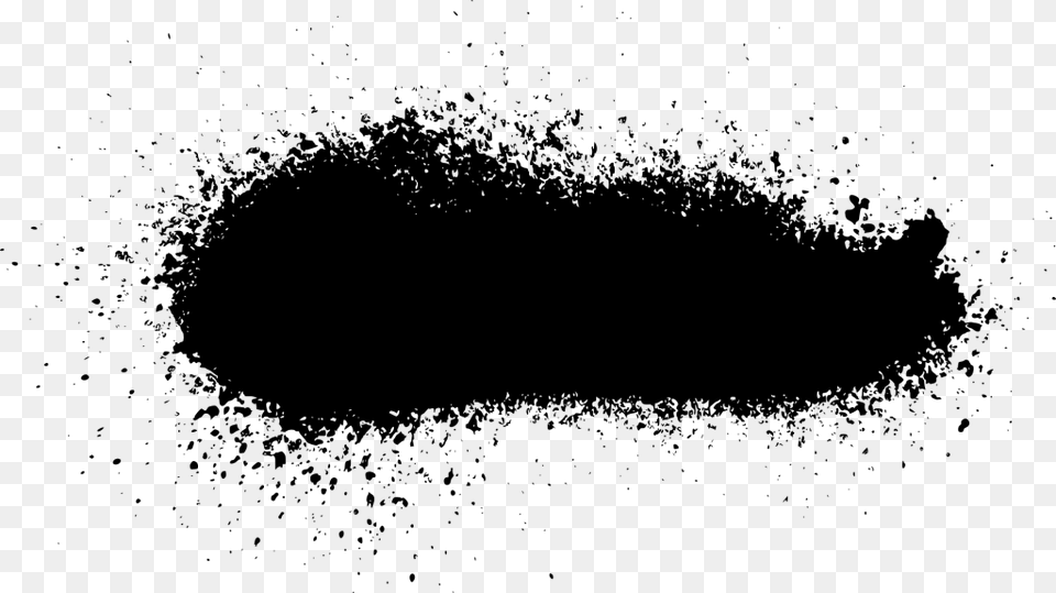 Grunge Banner Black Spray Paint Texture, Powder Png Image