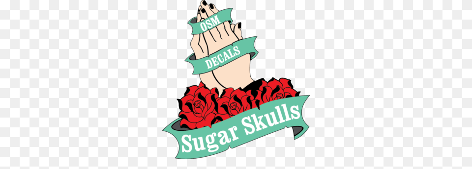 Grunge California Flag Detailed Sugar Skull Sticker Series, Rose, Flower, Plant, Graphics Free Transparent Png