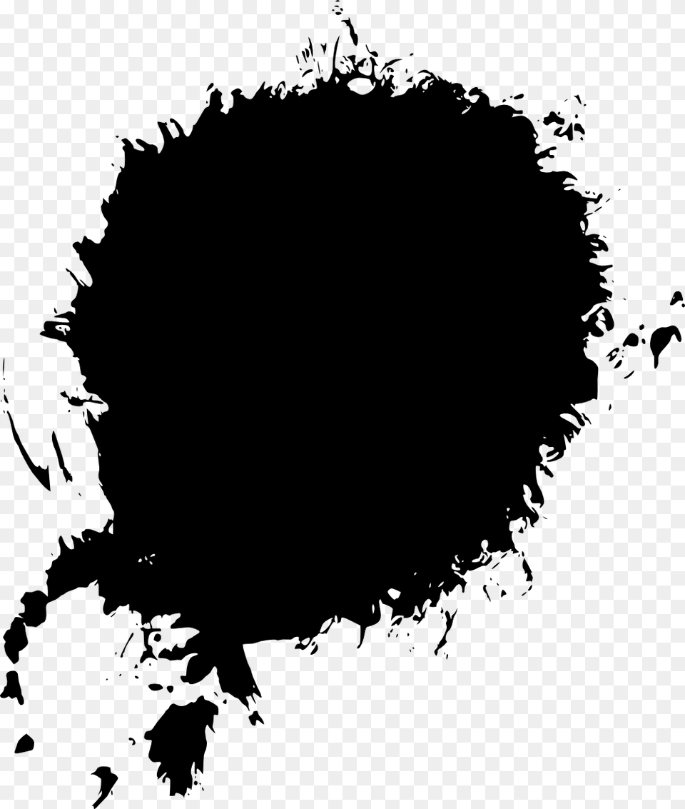 Grunge Circle Dot Circle Transparent Grunge, Silhouette, Stencil, Person, Stain Png Image