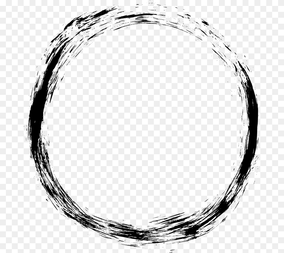 Grunge Circle Frame Round Frame, Oval Free Transparent Png