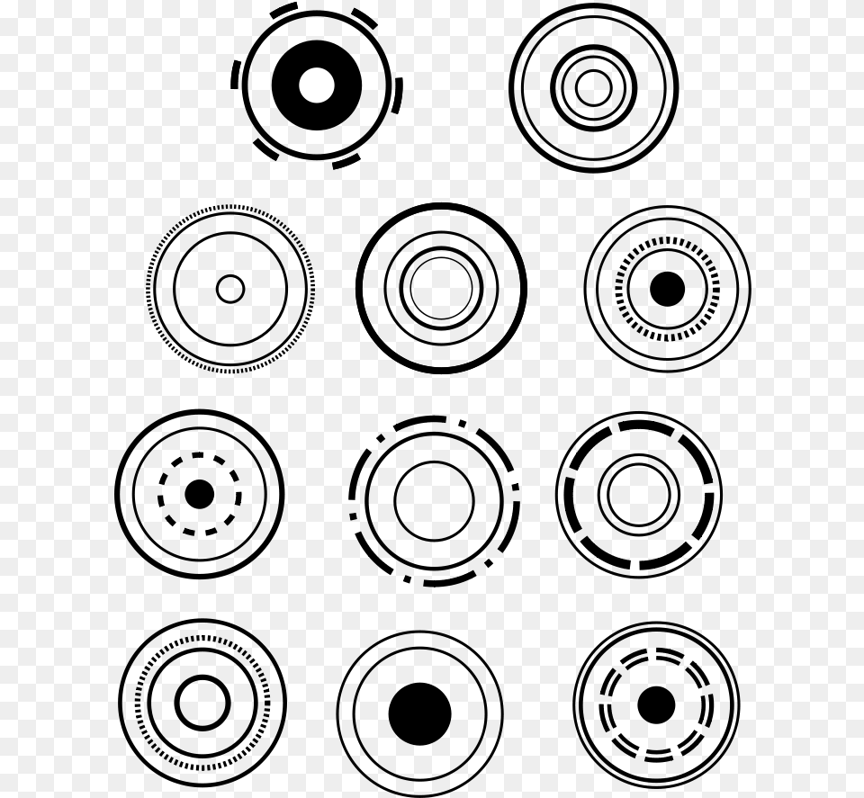 Grunge Circles Svg Clip Arts Circles Stamp, Nature, Night, Outdoors, Astronomy Free Transparent Png