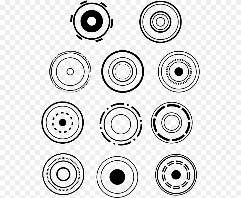Grunge Circles Tattoo Design Of Circle, Nature, Night, Outdoors, Astronomy Free Transparent Png
