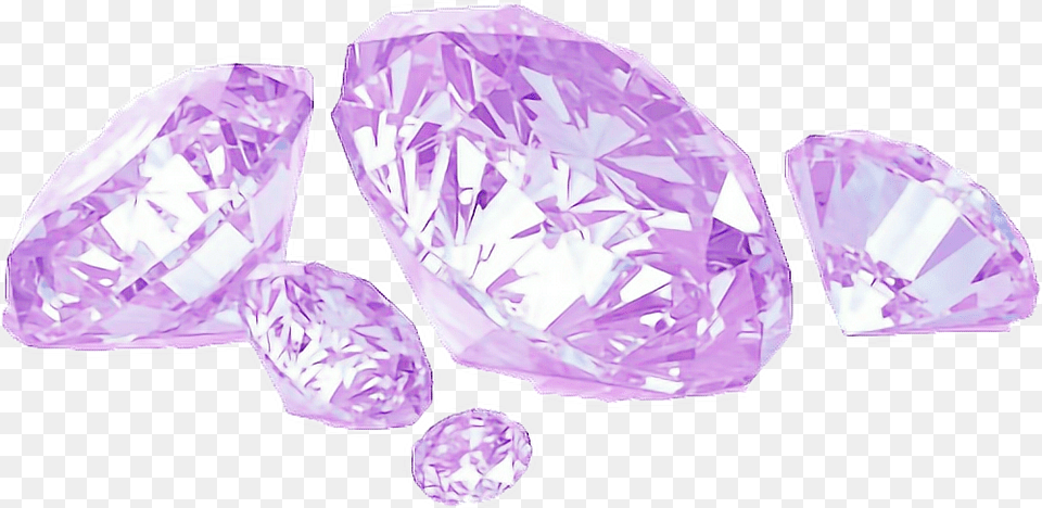Grunge Diamond Diamonds Vapor Pink Vaporwave Pink Diamonds Clear Background, Accessories, Gemstone, Jewelry, Crystal Png Image