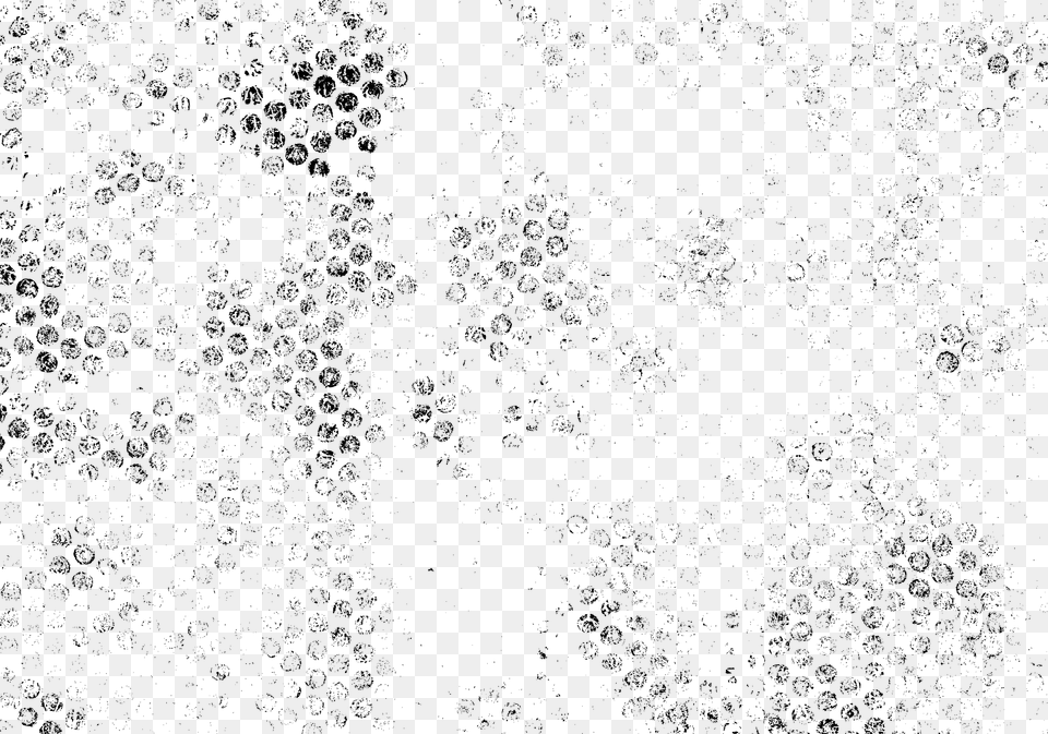 Grunge Dots Overlay, Gray Png