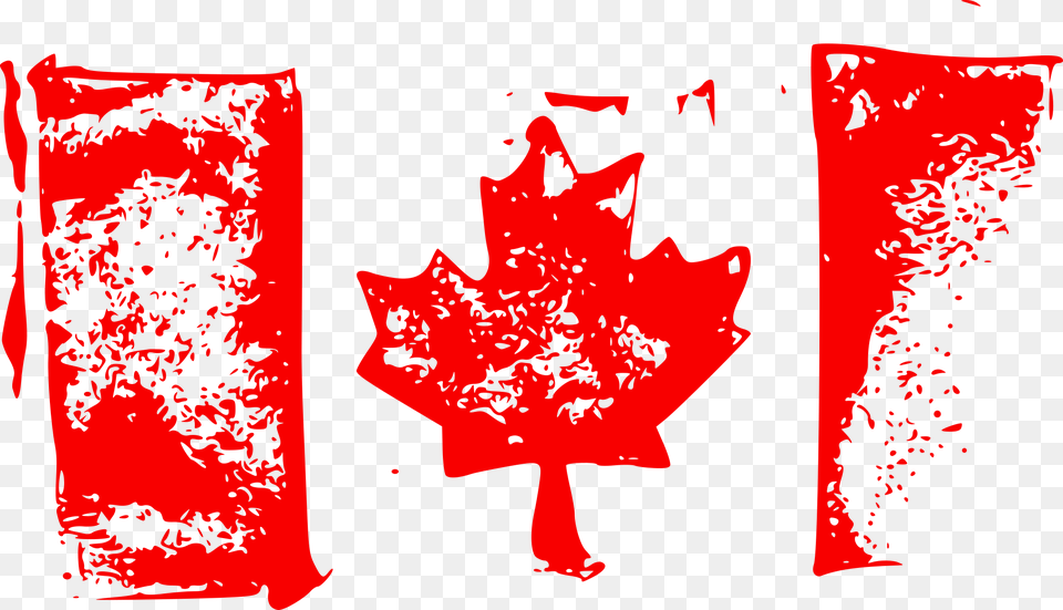 Grunge Flag Of Canada 2 Flag, Plant, Leaf, Adult, Wedding Png