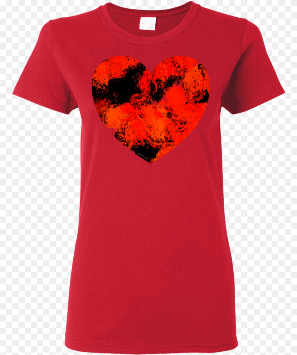 Grunge Heart Ladies, Clothing, T-shirt, Shirt, Symbol Free Transparent Png