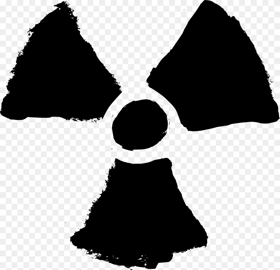 Grunge Radioactive Sign Atomic Bomb Logo, Stencil, Adult, Wedding, Person Free Png Download