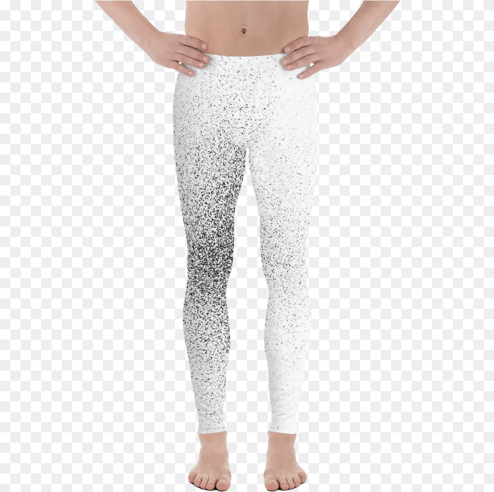 Grunge Texture Black White Spotted Background Halftone Leggings, Clothing, Hosiery, Pants, Tights Png