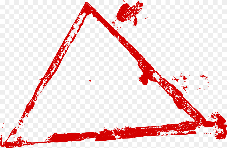 Grunge Triangle Free Png