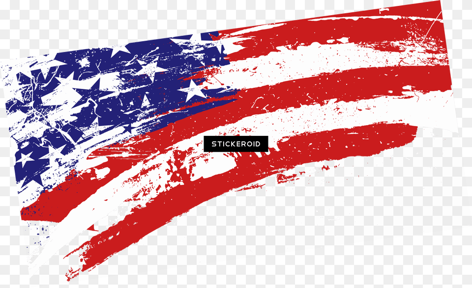 Grunge Us Flag Banner American Flag Art, American Flag Free Png