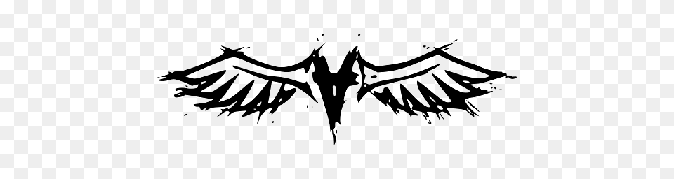 Grunge Wings, Emblem, Symbol, Logo, Animal Free Png Download