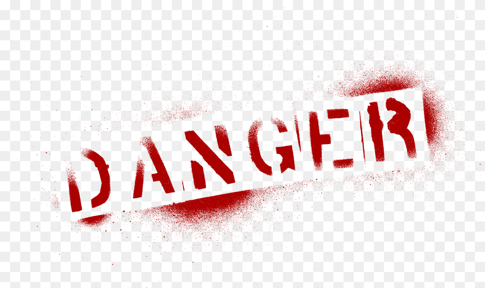 Grunge Word Danger Danger, Light, Lighting, Logo, Neon Png