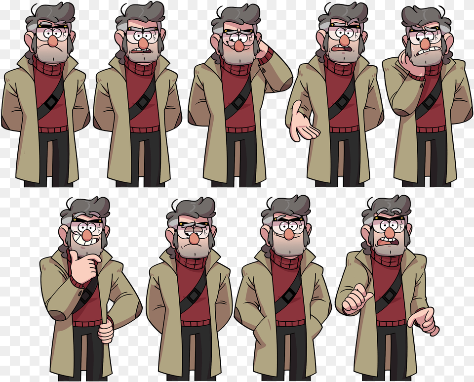 Grunkle Dating Sim Stan, Publication, Book, Comics, Person Png Image