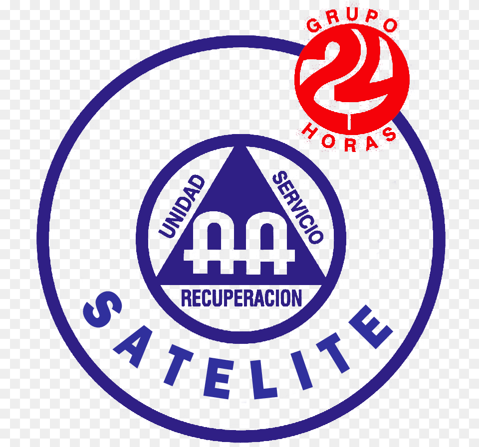 Grupo 24 Horas Aa Satelite Logo De Alcoholicos Anonimos, Badge, Symbol Free Png