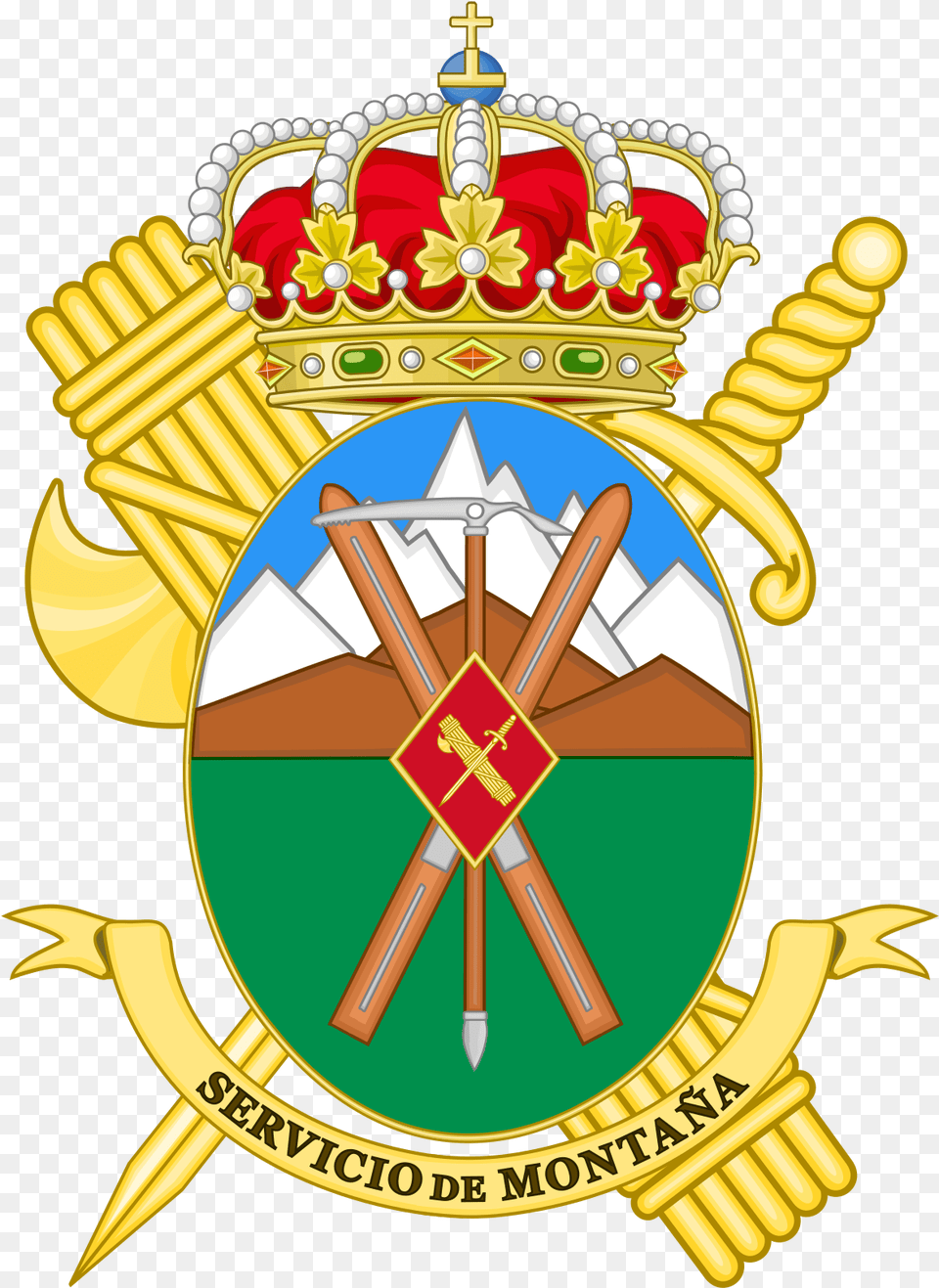 Grupos De Rescate E Intervencin En Guardia Civil Coat Of Arms, Badge, Logo, Symbol, Emblem Png