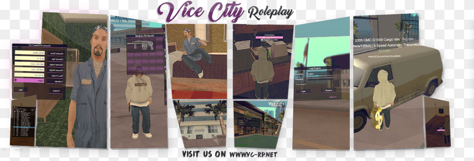 Grviklr Vice City Roleplay Mta, Art, Collage, Person, Face Png