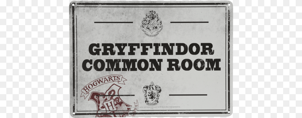 Gryffindor Common Room Sign, Text Png