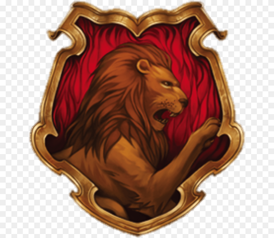 Gryffindor Final Harry Potter Gryffindor Necklace, Animal, Lion, Mammal, Wildlife Free Png Download