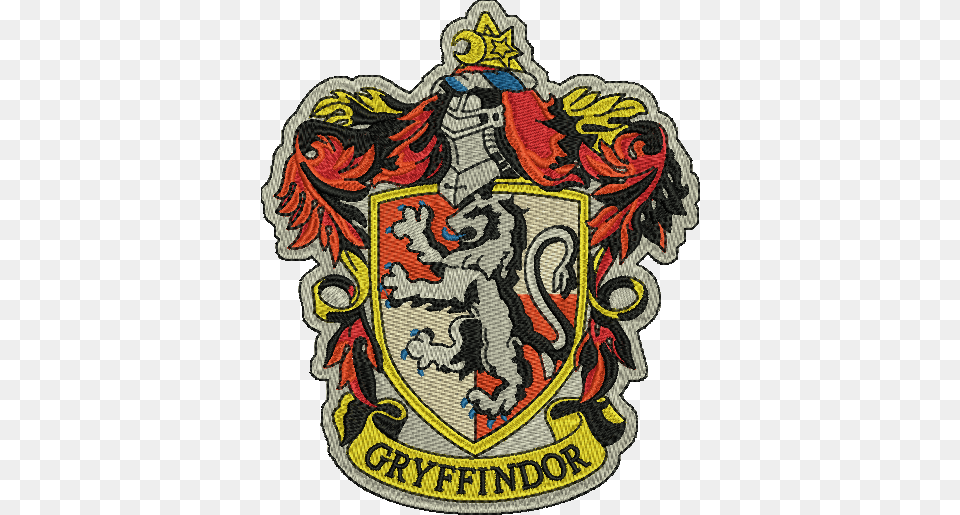 Gryffindor Harry Potter Embroidery Designs Instant Badge, Logo, Symbol, Emblem Free Png Download