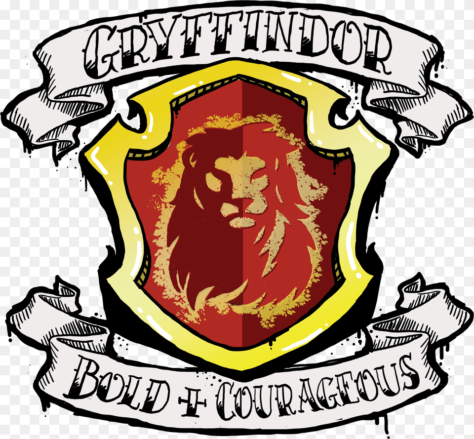 Gryffindor Pride Hufflepuff Logo, Emblem, Symbol, Person, Face Free Png