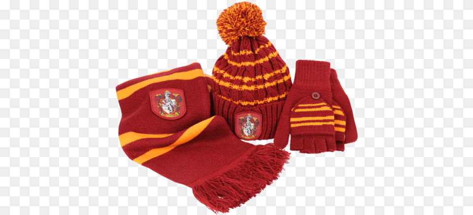 Gryffindor Scarf, Cap, Clothing, Hat, Glove Free Png Download