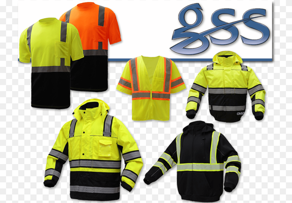 Gss Safety, Clothing, Coat, Jacket, Adult Free Png Download