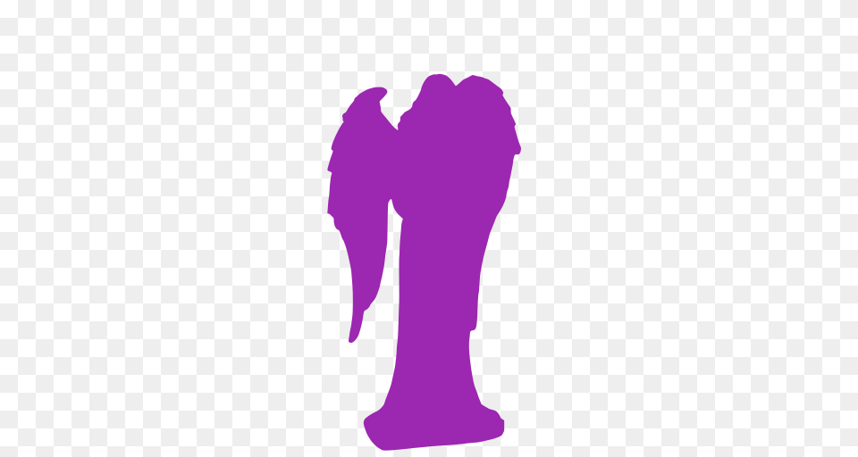 Gt Angel Statue Sculpture, Purple Png Image