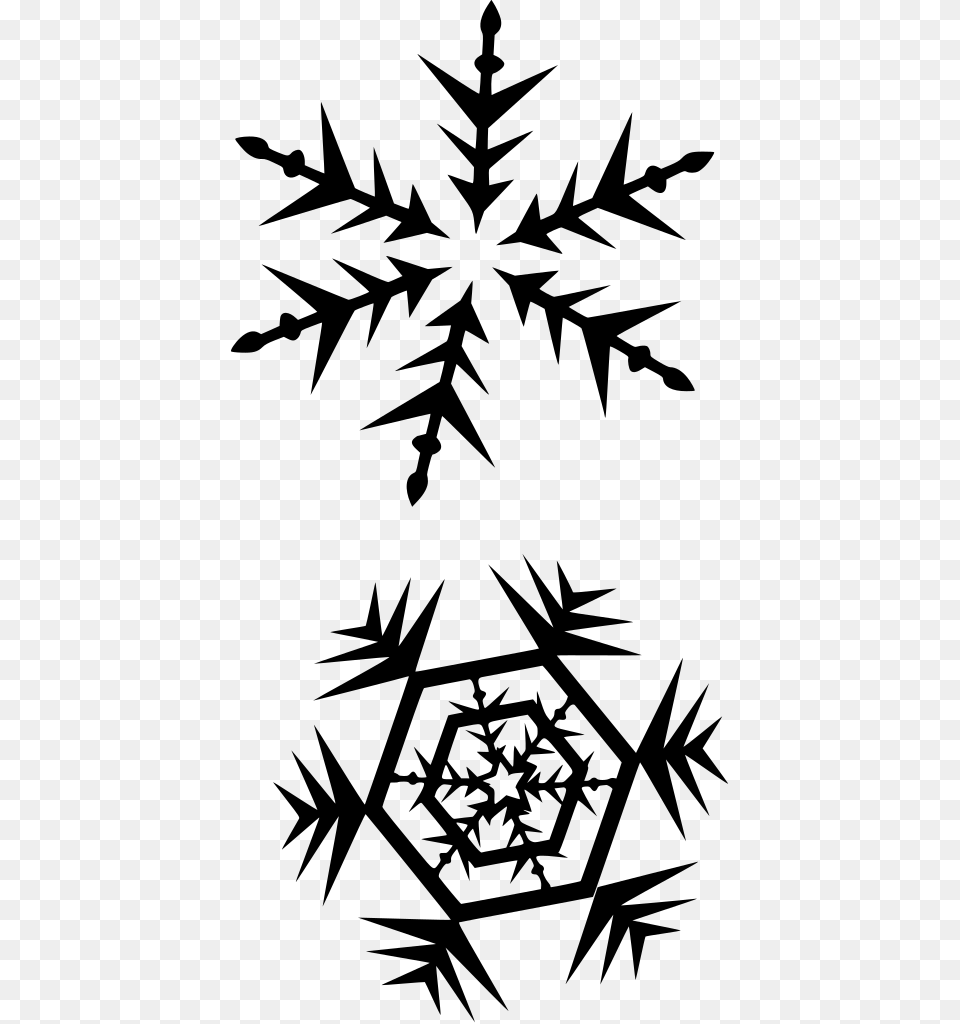 Gt Cristales Copos De Nieve, Gray Free Transparent Png