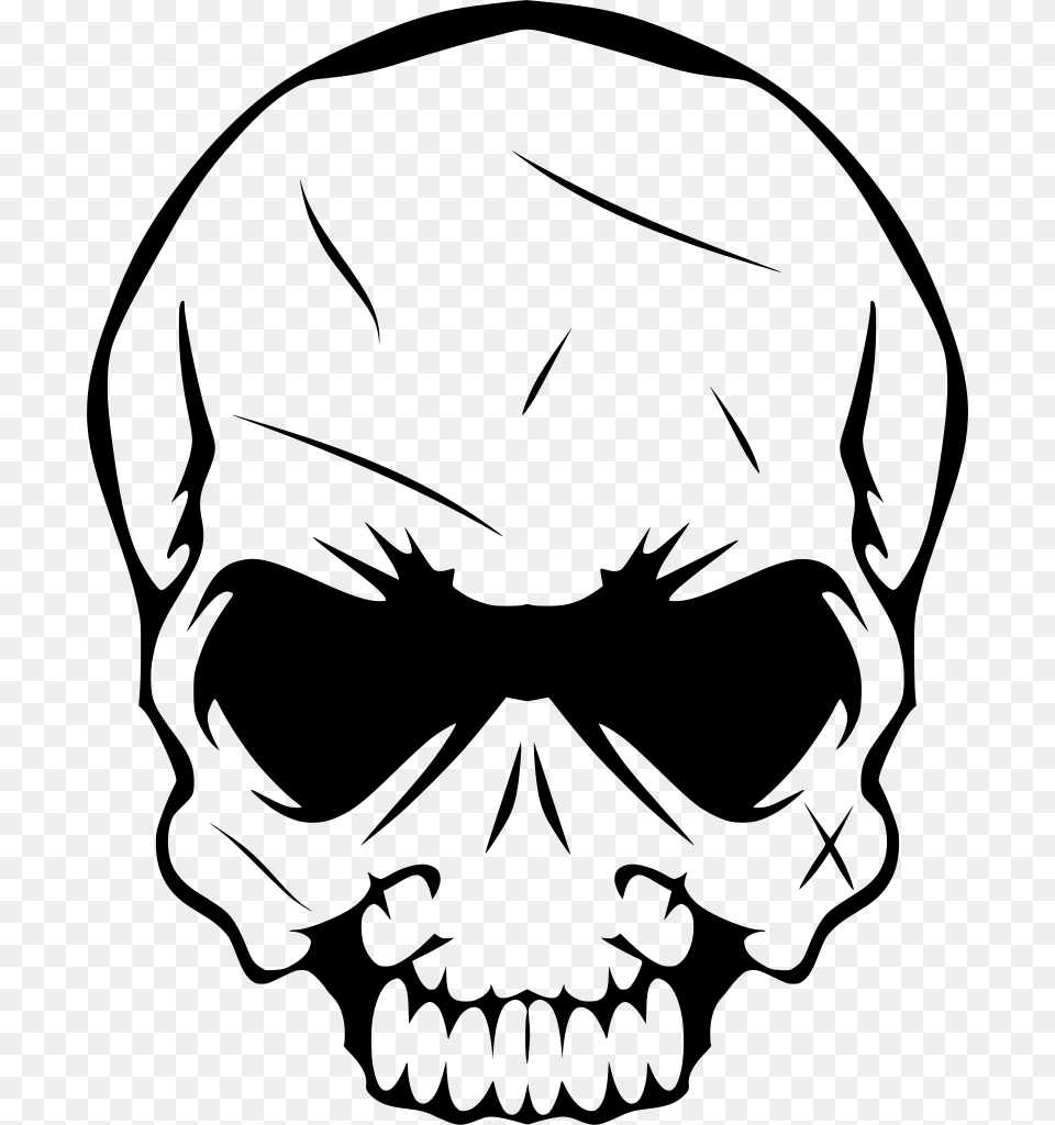 Gt Death Dead Skeleton Skull, Gray Free Png Download