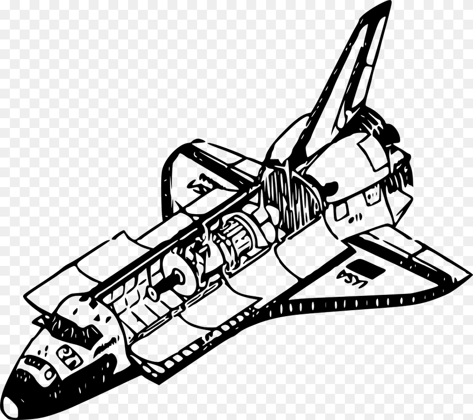 Gt Diagram Shuttle Ship, Gray Free Png Download