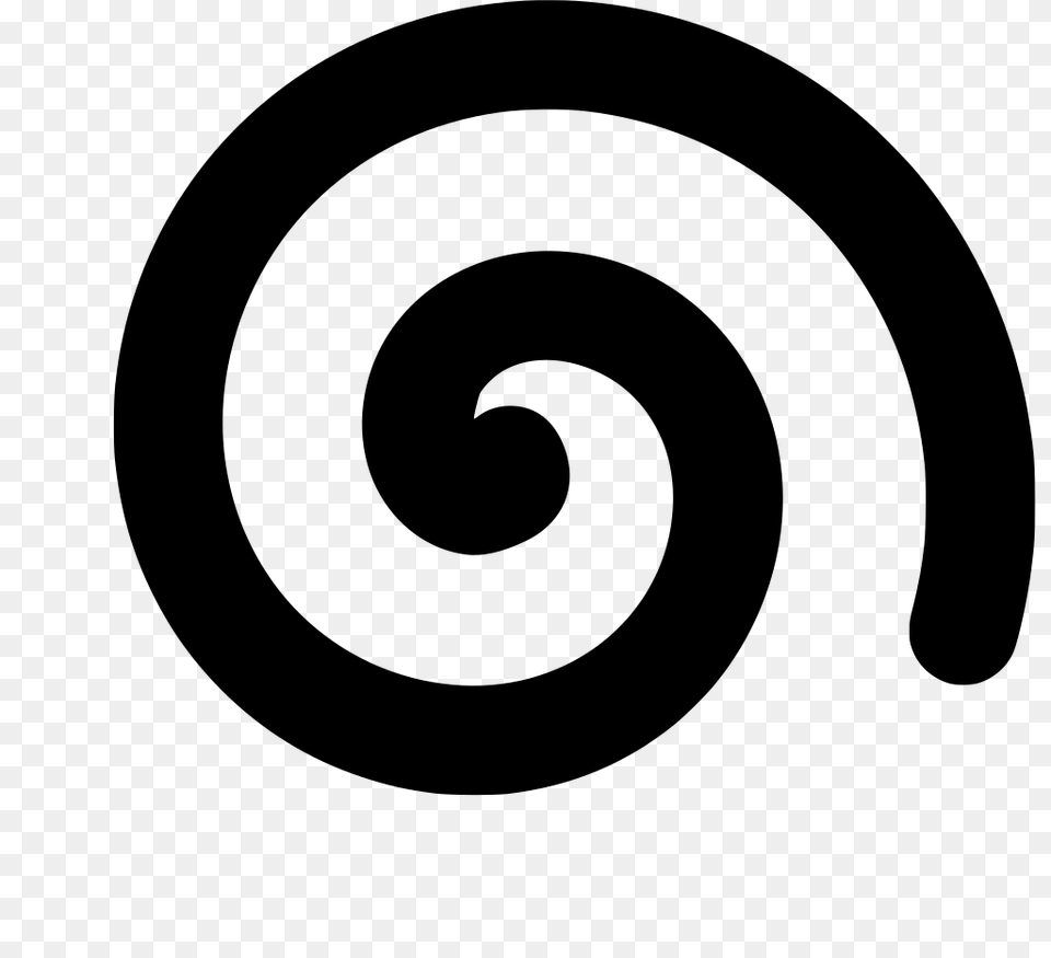 Gt Element Symbol Sign Spiral, Gray Free Png