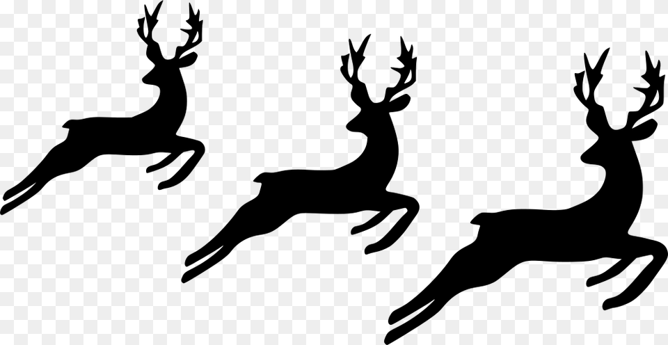 Gt Horns Reindeer Christmas, Gray Free Transparent Png