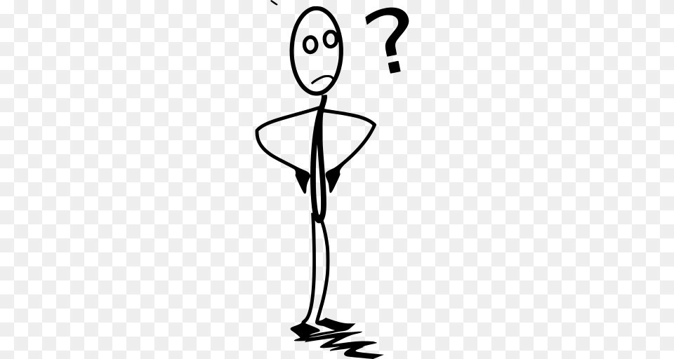 Gt Idea Person Thought Question, Gray Free Png