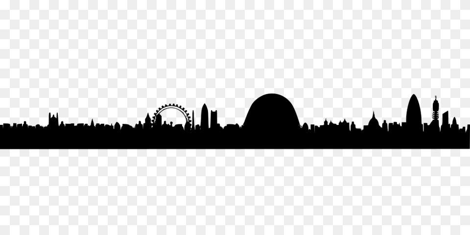 Gt London Skyline City, Gray Free Png