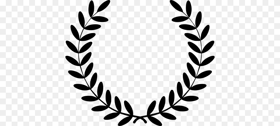 Gt Metallic Win Wreath Golden, Gray Free Transparent Png