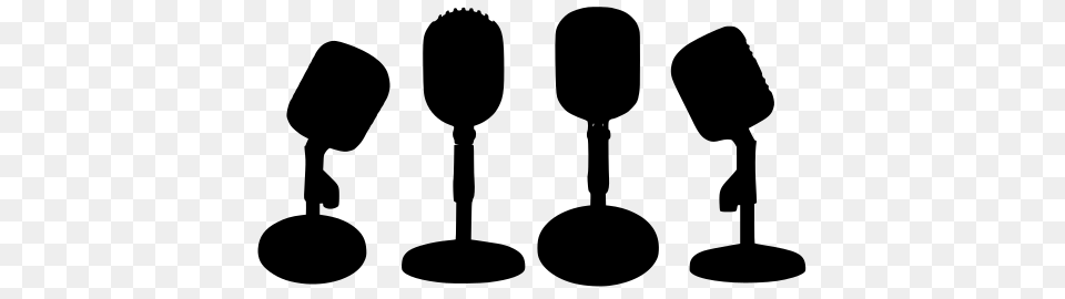 Gt Retro Speak Microphone Radio, Gray Free Transparent Png