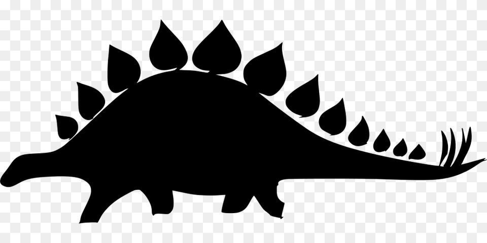 Gt Rubber Stegosaurus Dinosaur Clip, Gray Png Image