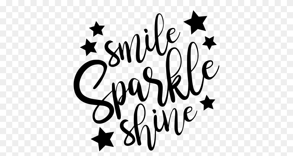 Gt Shine Sparkling Glitter Quote, Gray Free Transparent Png
