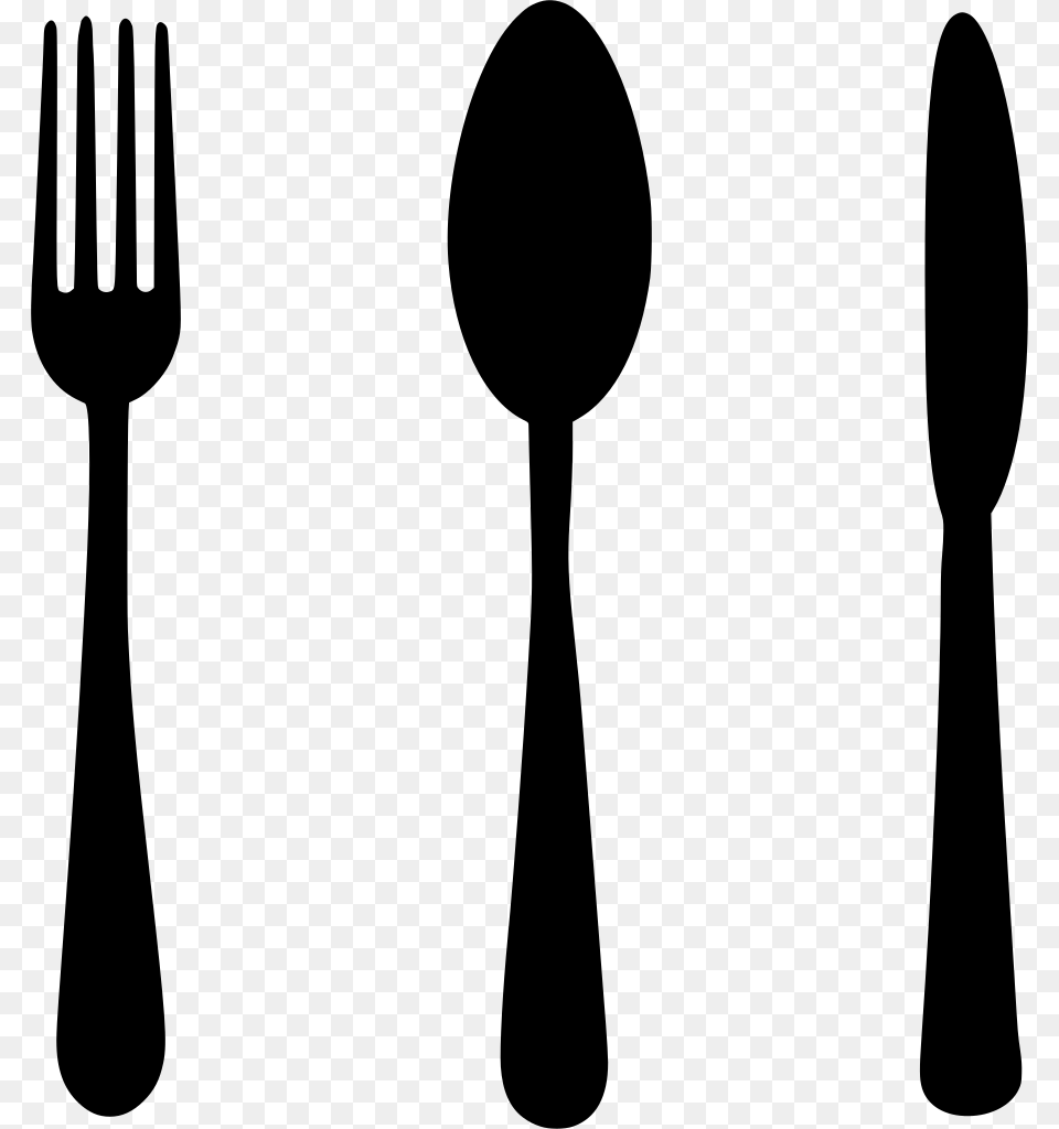 Gt Spoon Knife Fork, Gray Free Png Download