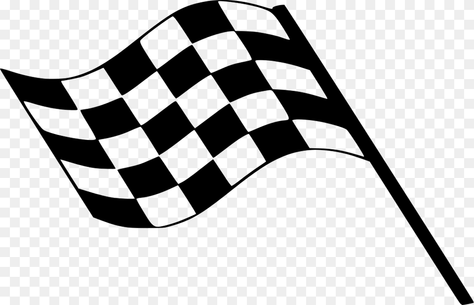 Gt Start Flag Checkered, Gray Free Transparent Png