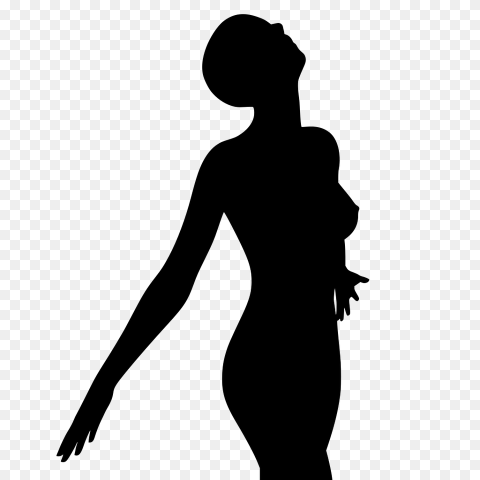 Gt Statue Woman Human Breasts, Gray Free Png Download
