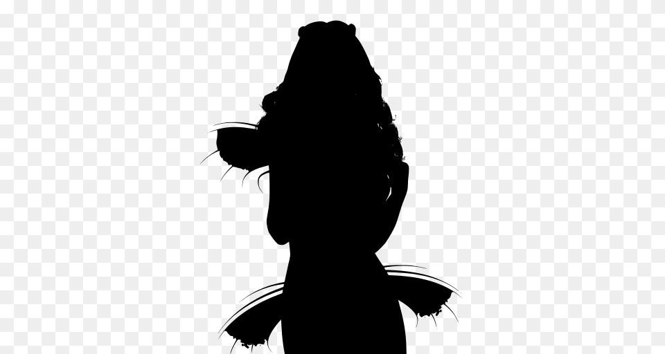 Gt Tail Mermaid Tale Woman, Gray Png