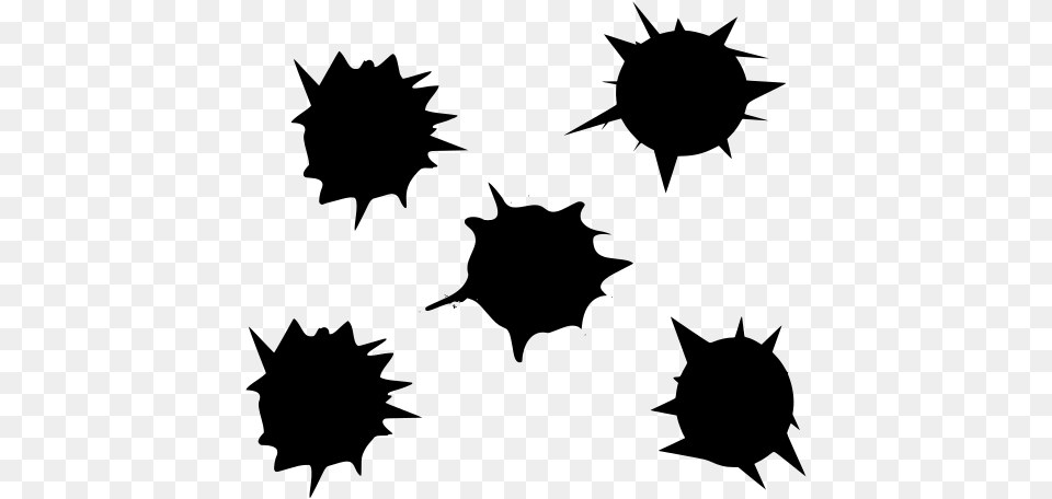 Gt Target Shooting Bullet Holes, Gray Png Image