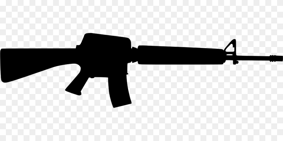 Gt Weapon Aim Rifle Gun, Gray Png