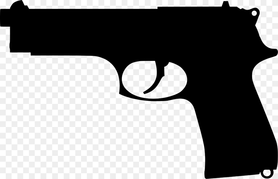 Gt Weapon Gun Pistol Handgun, Gray Png