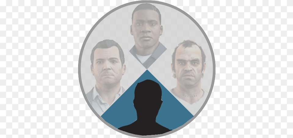 Gta 5 Character Icons Franklin Gta, Photography, Person, Face, Head Free Transparent Png